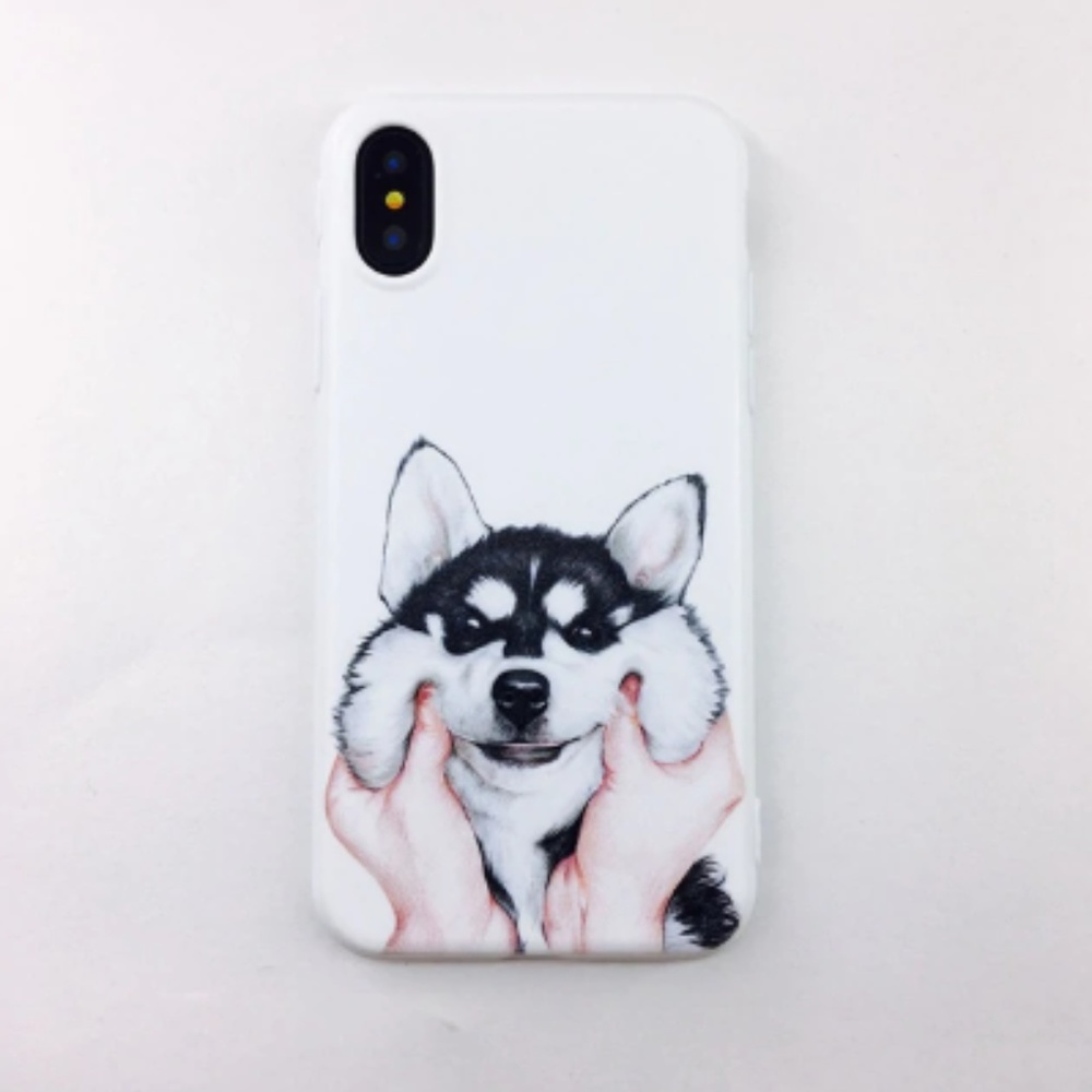 Husky Dog Soft TPU Silicon iPhone Case